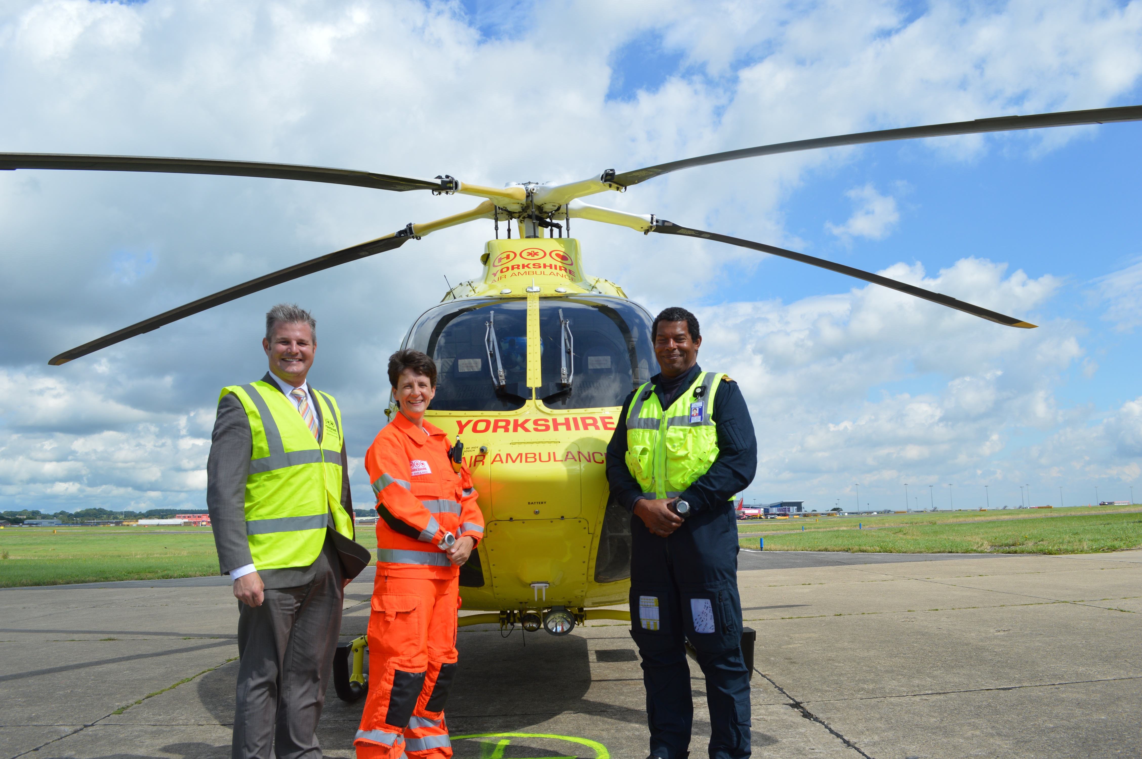 MP 'honoured' to visit the Yorkshire Air Ambulance team | Stuart Andrew