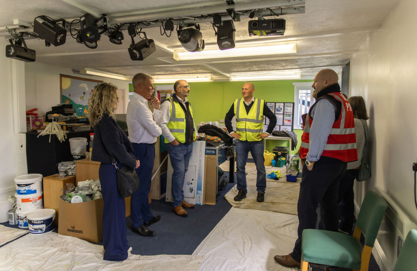 Stuart MP at Long Buckby Youth Centre