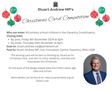 Details of Stuart's Christmas Card Competition